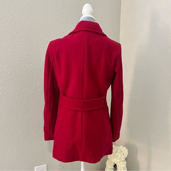 Tommy Hilfiger Red Double Breasted Coat - Picture 7 of 12
